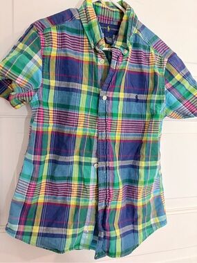 Kids Ralph Lauren Plaid Button-Down Shirt